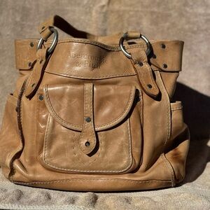 Abercrombie All Leather vintage shoulder bag